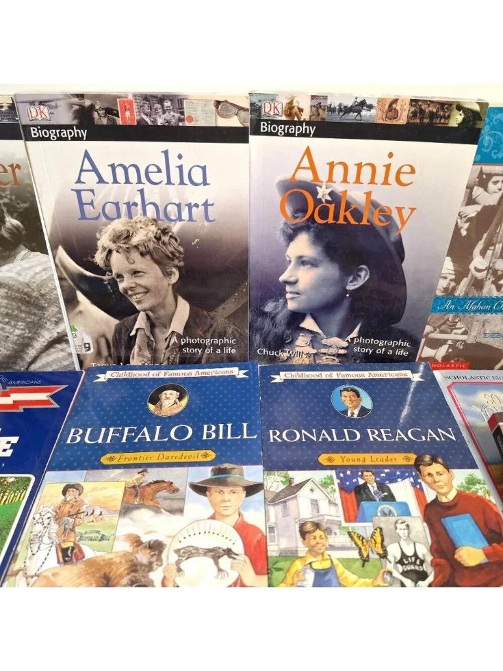 Historical Biography Chapter 17 Book Lot DK Einstein Lincoln Buffalo Bill Keller - Picture 4 of 8